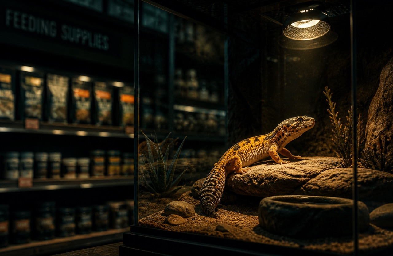 Exotikus állateledel terrárium — Sindler Reptiles niche e-commerce case study